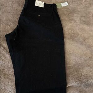 Men's Black chino Pants. Straight leg. New with tags. Size 38Wx32L